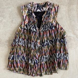 ISABEL MARANT Ikat Print Top (size 36/S)